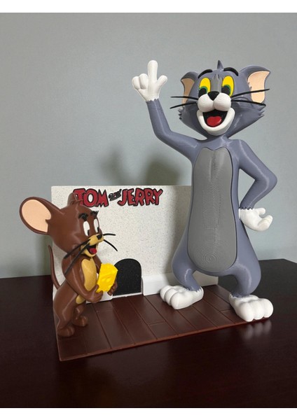 Tom ve Jerry Figür Seti | Ikonik Kedi Fare Karakterleri Koleksiyonluk Dekoratif Biblo Heykel fırsatları