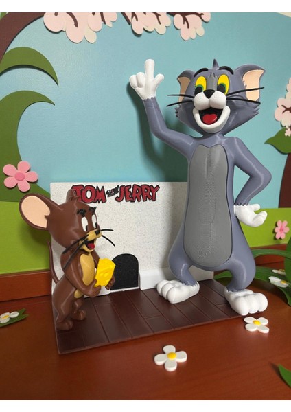 Tom ve Jerry Figür Seti | Ikonik Kedi Fare Karakterleri Koleksiyonluk Dekoratif Biblo Heykel indirimleri