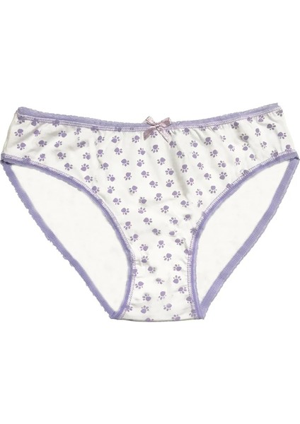 Berrak Kadın Için Beyaz Kurdele Detaylı Bikini Kod 11104