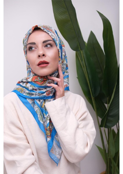 Renkli Karma Desen Dijital Soft Eşarp fiyatları