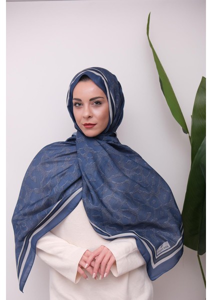 Leopar Desenli Dijital Soft Şal