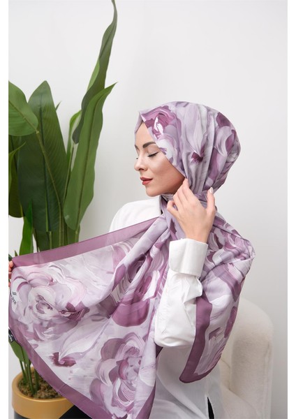 Floral Akrilik Desenli Dijital Soft Şal modelleri