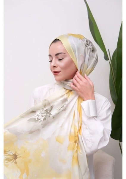 Art Bloom Suluboya Desenli Dijital Soft Şal fiyatları