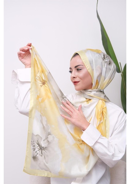 Art Bloom Suluboya Desenli Dijital Soft Şal modelleri