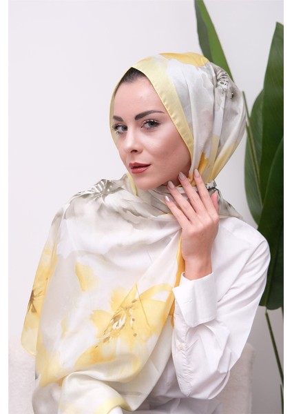 Art Bloom Suluboya Desenli Dijital Soft Şal fırsatları