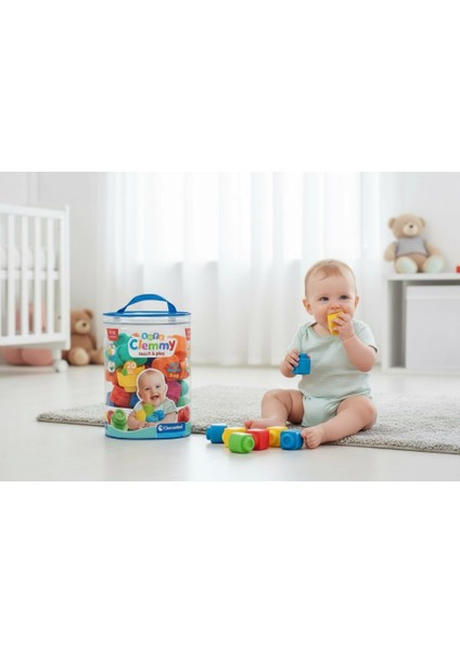 Clementoni Soft Clemmy Touch & Play Yumuşak Bpa Sız Bloklar 20 Parça