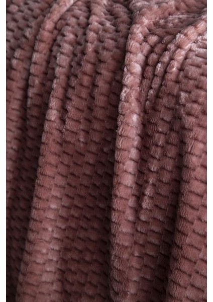 Tek Kişilik Trusty Pembe Jakar Desen Battaniye 160X220 cm fiyatları