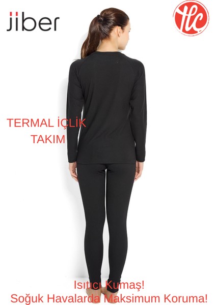 Kadın Yuvarlak Yaka Nem ve Koku Yapmaz Isıtıcılı Termal Alt Üst Set Içlik Takım (Termal Bere Hediye) modelleri