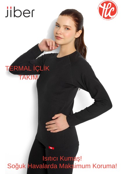 Kadın Yuvarlak Yaka Nem ve Koku Yapmaz Isıtıcılı Termal Alt Üst Set Içlik Takım (Termal Bere Hediye) indirimleri