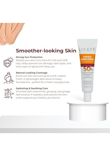 Yüksek Koruma Tinted (Kapatıcı) 50 Spf Güneş Kremi modelleri