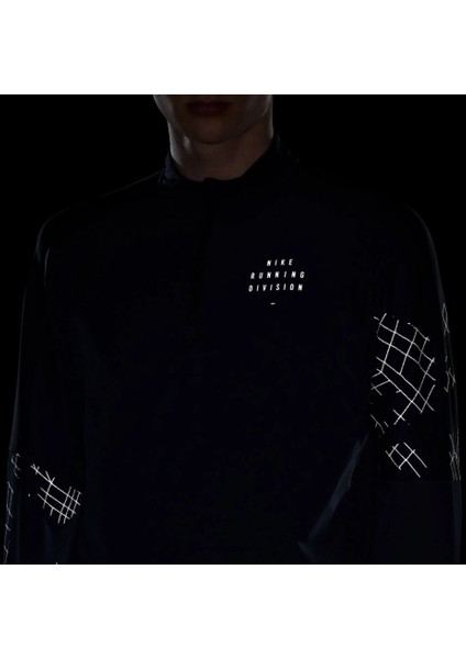Dri-Fit Run Division Flash Element Running Half-Zip Long-Sleeve Erkek Tişört modelleri