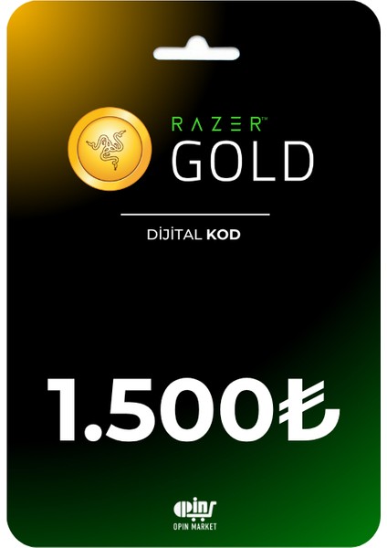 Razer Gold 1500TL