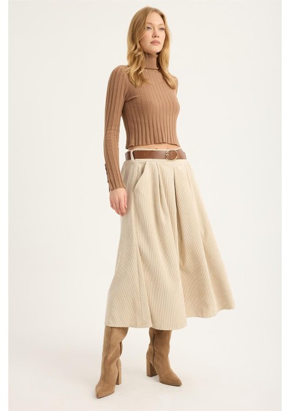 Kadife 2 Cepli Kemerli Pile Etek modelleri