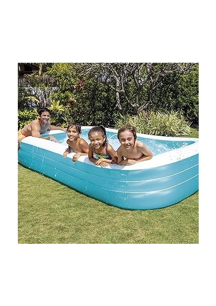 - 58484NP - Buzlu Dikdörtgen Havuz - Mavi Renk fırsatları