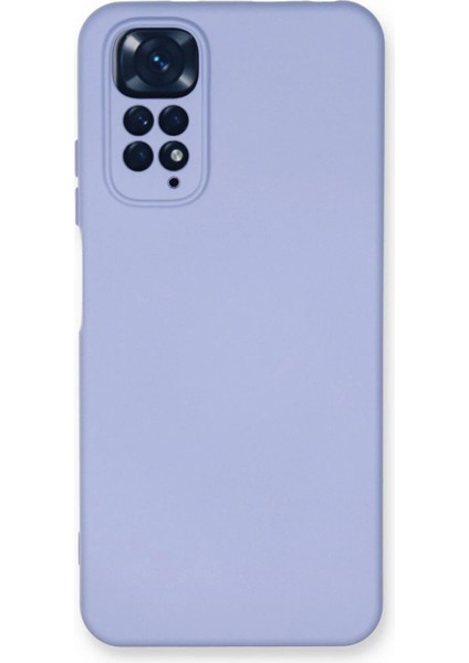 Xiaomi Redmi Note 11 Kılıf Nano Içi Kadife Silikon - Lila (K95)