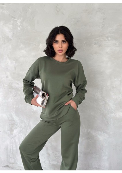 Kadin Basi?c Eşofman Takimi I?çi? Polarli Modal Kumaş fiyatları