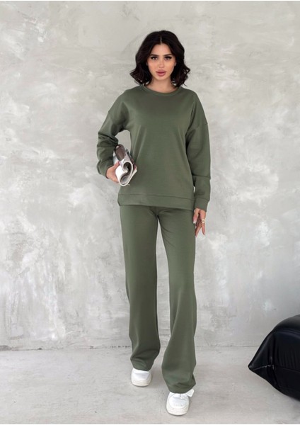 Kadin Basi?c Eşofman Takimi I?çi? Polarli Modal Kumaş fırsatları