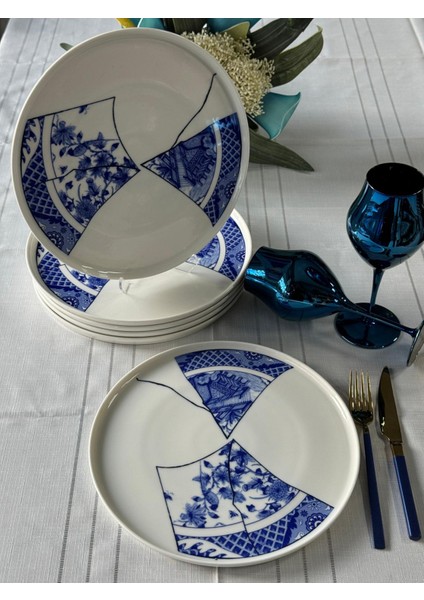 Gino Porselen Servistabak 6'lı