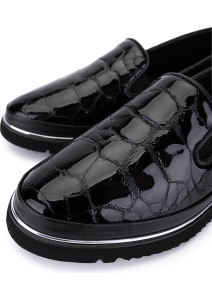 Kadın Hakiki Deri Siyah Comfort Ayakkabı 766 2038 Bn Ayk SK25-26 Syh/syh Fsly Rgn modelleri