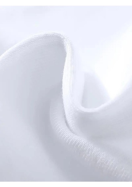 Eşsiz Baskı Tasarımlı Şık Büyük Beden Erkek Tişörtü - Rahat Polyester, Makinede Yıkanabilir, Yuvarlak Yaka - Her Mevsim Için Mükemmel - Beyaz modelleri