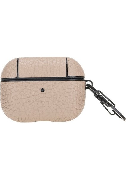 Apple Airpods Pro Uyumlu Deri Kılıf Juni Erc3 Bej fiyatları
