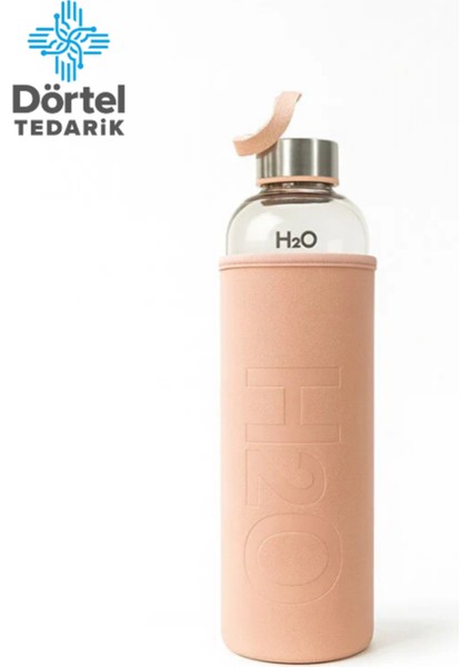 H2O Deri Kılıflı Cam Matara 500 ml fiyatları