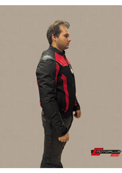 Motosiklet Ceketi Raptor Hörgüçlü Kırmızı-Siyah fiyatları