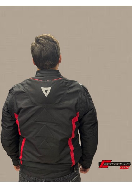 Motosiklet Ceketi Raptor Hörgüçlü Kırmızı-Siyah fırsatları