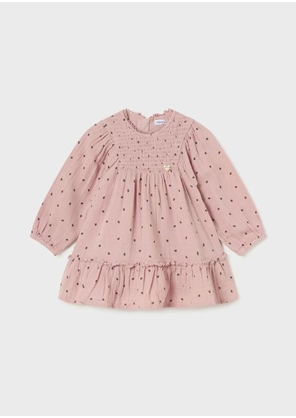 Kız Bebek Pembe Elbise 2925