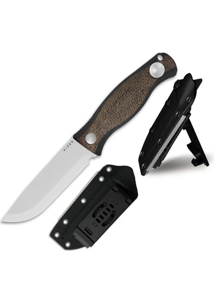 Polaris | Aeb-L | Burlap Micarta & G10 | 1100A3