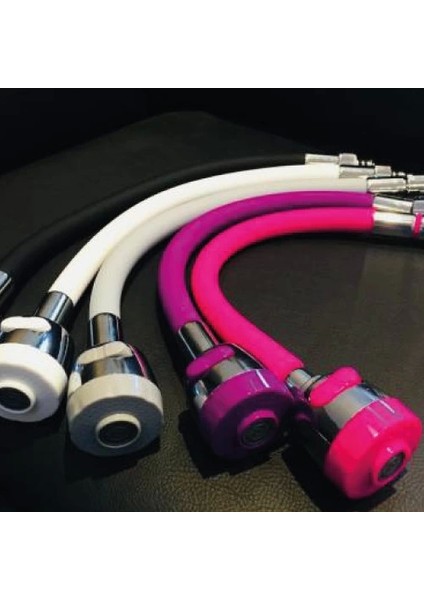 Renkli Oynar Başlıklı Silikonlu Musluk Başlığı Kubar Su Tasarruflu Musluk Başlığı ( Lisinya )