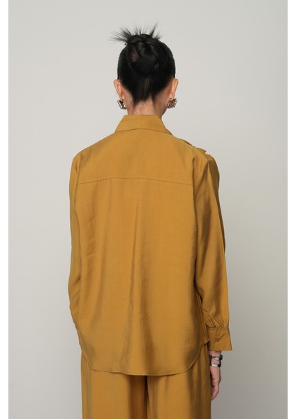 Kadın Önü Gül Işlemeli Düz Renk Gömlek indirimleri