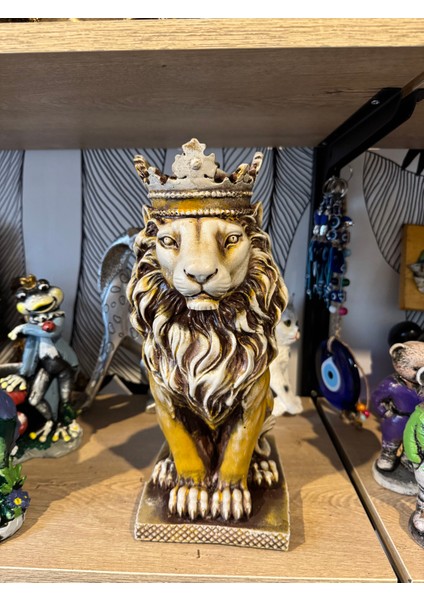 Dekoratif Kral Aslan Heykel Biblo Polyester fiyatları