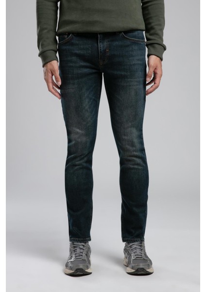 Jagger Normal Bel Dar Kesim Düz Paça Harder Juniper Dark Erkek Jean Pantolon fiyatları
