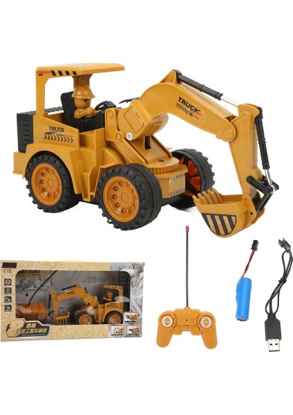 Şarjlı Kumandalı Fonksiyonel Oyuncak Eksvatör Kepçe Iş Makinası