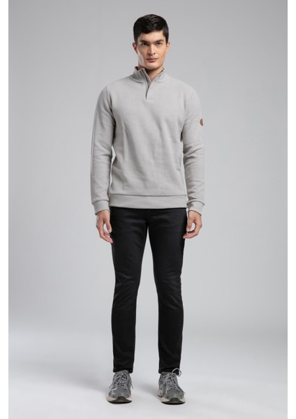 Jeff Normal Bel Dar Kesim Çok Dar Paça Siyah Erkek Jean Pantolon