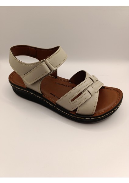 Günlük Kadın Cırt Bantlı Sandalet Yumuşak Rahat fırsatları