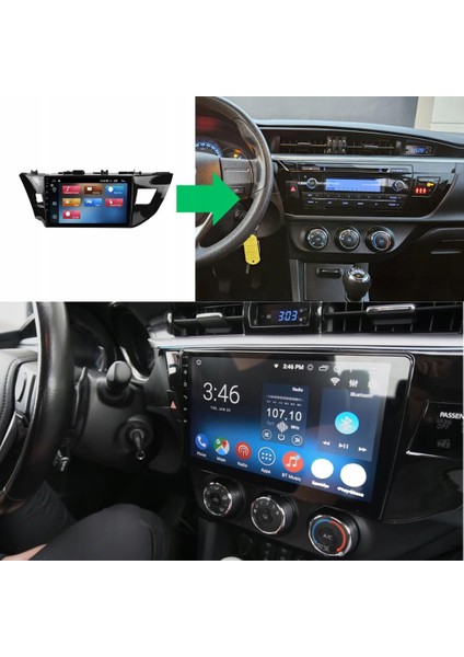 Toyota Corolla Android Multimedya Sistemi 2-32 FOR-X(2013-2016)