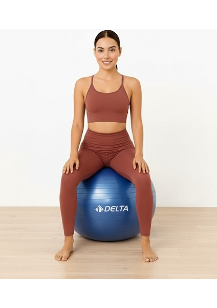 75 cm Pilates Topu Şişirme Pompası Seti Egzersiz Topu 75CM Plates Seti fiyatları