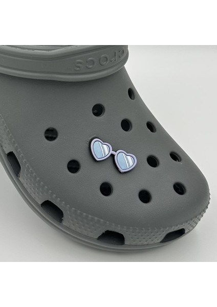 Terlik Süsü ve Aksesuarı , Çanta Süsü – Renkli Jibbitz Güneş Gözlüğü Görselli Figür Aksesuarı