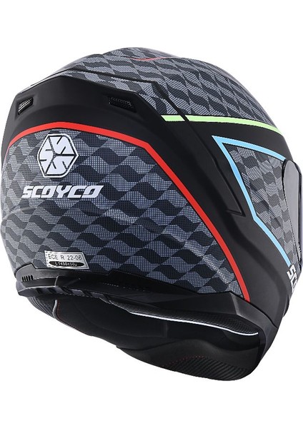 Motosiklet Kaskı Double Vizörlü Full Face Kask Ce Motor Kask Light indirimleri