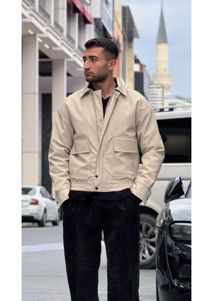 X-2014 Bel Lastikli Içi Kapitone Deri Mont fiyatları