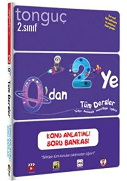 0'dan 2'ye Konu Anlatımlı Soru Bankası 2. Sınıf Türkçe Matematik Hayat Bilgisi fiyatları