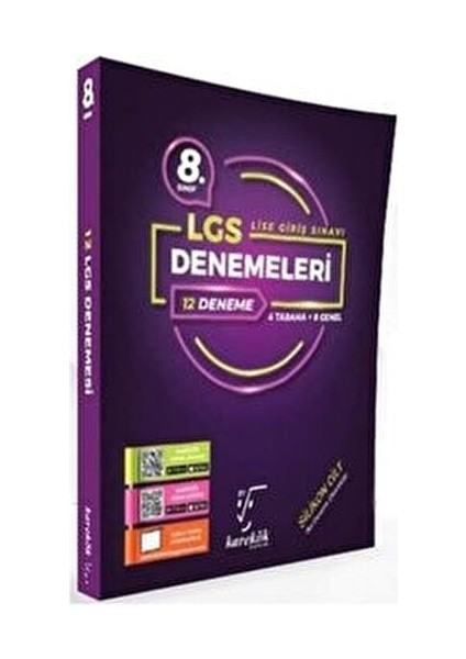 8. Sınıf LGS 12 Deneme Kitabı Sınav Hazırlığı İçin 288 Sayfa fiyatları