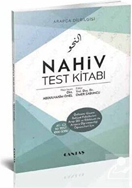 Nahiv Test Kitabı Üniversite Hazırlık İçin 216 Sayfa Türkçe 2017 Basım fiyatları