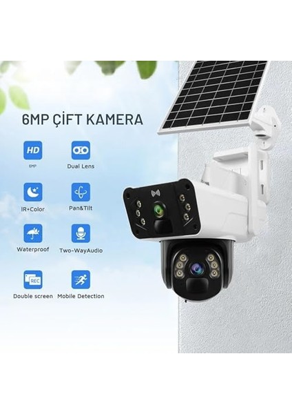 4g Güneş Enerjili Kamerası, Yüksek Çözünürlük, Geniş Kapsama (ETS4G-002) modelleri