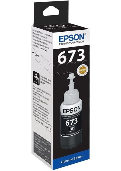 T6731 Black Siyah Şişe Mürekkep T67314A