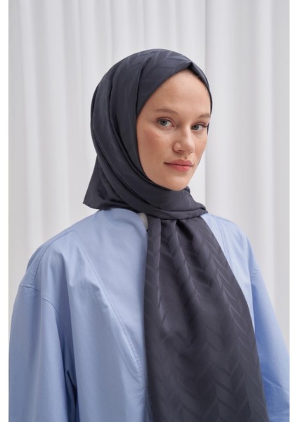 Baklava Desen Pamuk Ipek Şal Antrasit fiyatları