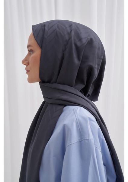 Baklava Desen Pamuk Ipek Şal Antrasit indirimleri