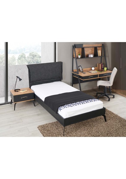 Cosmo Başlıklı Karyola 100X200 Siyah fiyatları